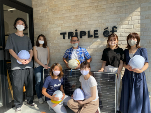 磯子・屛風ヶ浦にある美容室・美容院「TRIPLE-ef（トリプルエフ）」のニュース記事「自分たちの電気を自分たちの手で ～太陽光発電取り付け～」
