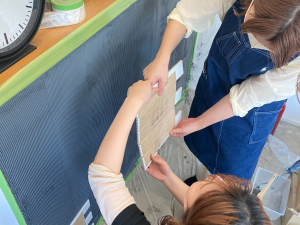 スタッフ達がDIYで店舗のリニューアルをしてくれました
