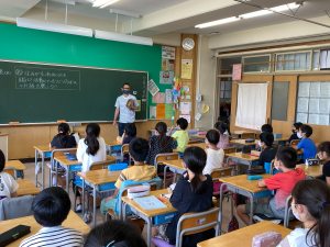 杉田小学校にて防災まちづくりに向けた取り組みをお話ししました